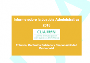 INFORME JUSTICIA ADMINISTRATIVA 2015